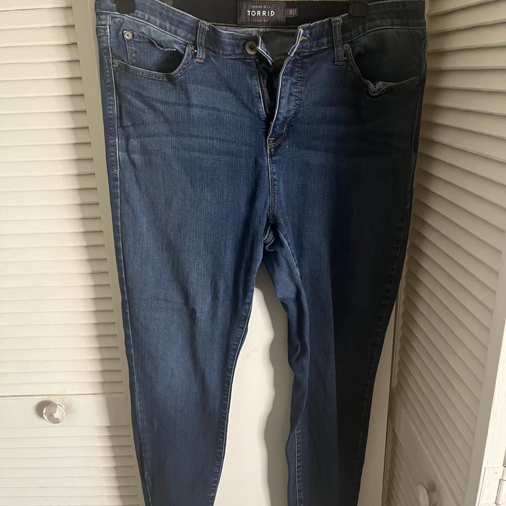 Torrid Women's Dark Blue Skinny Jeans